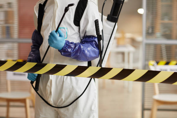 Professional Biohazard technician working in Hull, MA